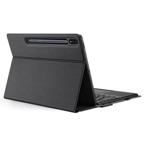 Калъф с Клавиатура за Samsung Tab S8 Plus/ S7 Plus/ S7 FE, Dux Ducis Touchpad Keyboard Case, Черен
