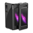 Поликарбонатен Калъф за Samsung Galaxy Z Fold 1, Electroplating Frame Case, Черен