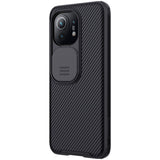 Калъф с Плъзгач за Камера за Xiaomi Mi 11, Nillkin CamShield Case, Черен
