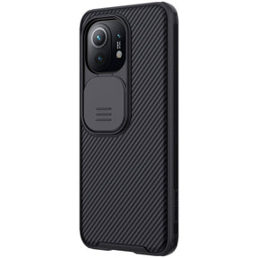 Калъф с Плъзгач за Камера за Xiaomi Mi 11, Nillkin CamShield Case, Черен