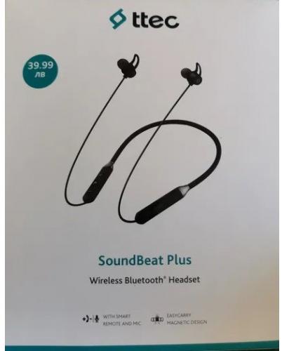 Безжични Слушалки, Ttec SoundBeat Plus Handsfree Bluetooth, Черен (2)