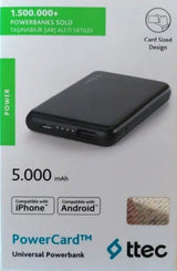 Външна Батерия Компактна, Ttec Power Bank 5000mAh, Черен (4)