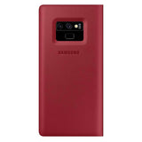 Оригинален Кожен Калъф за Samsung Note 9, Leather View Cover Book Case EF-WN960LREGWW, Червен (4)
