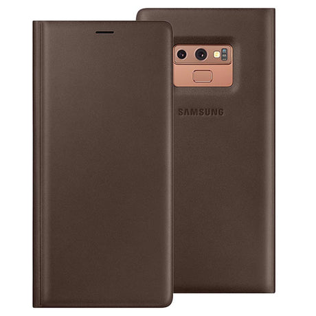 Оригинален Кожен Калъф за Samsung Note 9, Leather View Cover Book Case EF-WN960LAE, Кафяв (3)
