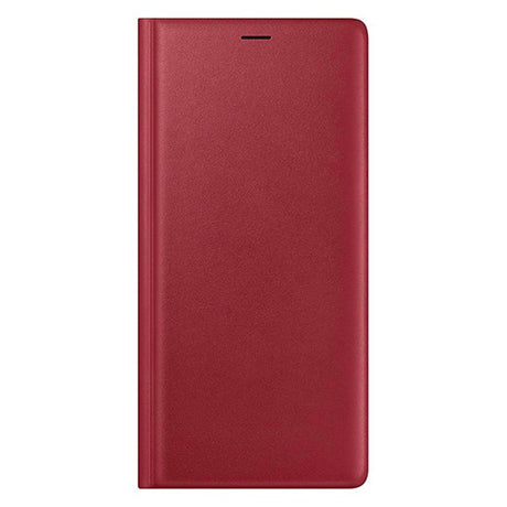Оригинален Кожен Калъф за Samsung Note 9, Leather View Cover Book Case EF-WN960LREGWW, Червен (3)