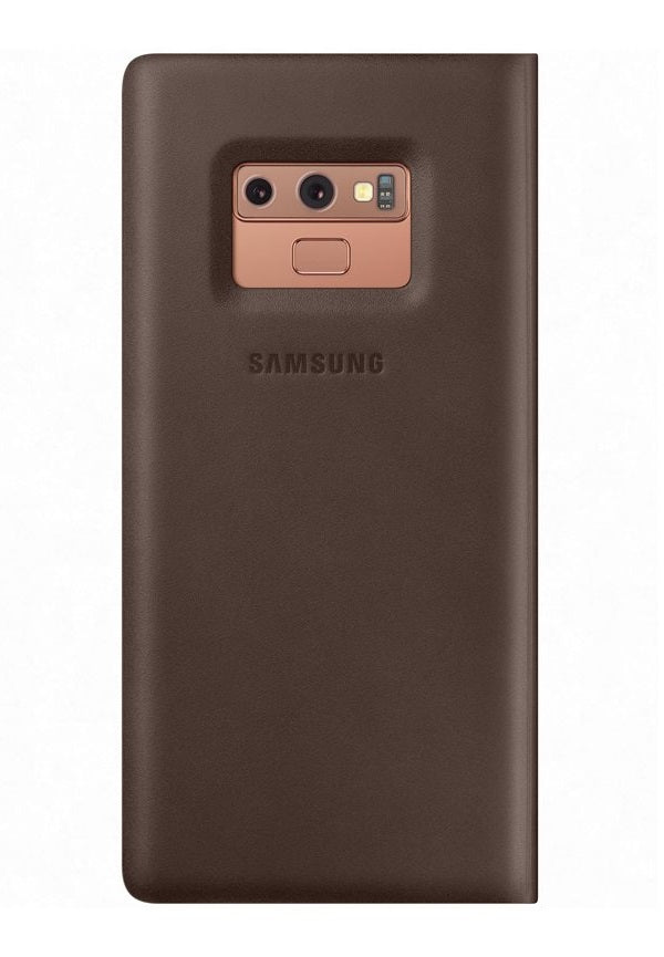 Оригинален Кожен Калъф за Samsung Note 9, Leather View Cover Book Case EF-WN960LAE, Кафяв (4)