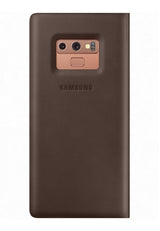 Оригинален Кожен Калъф за Samsung Note 9, Leather View Cover Book Case EF-WN960LAE, Кафяв (4)