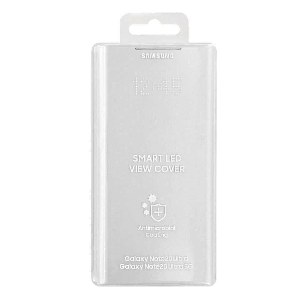 Оригинален Активен Калъф за Samsung Note 20 Ultra, Led View Cover Book Case Ef-Nn985pse, Сребрист (5)