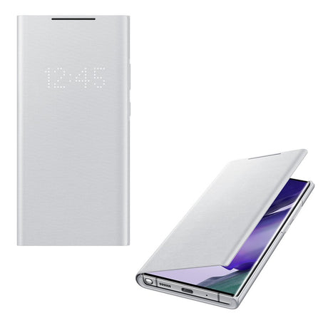 Оригинален Активен Калъф за Samsung Note 20 Ultra, Led View Cover Book Case Ef-Nn985pse, Сребрист (4)