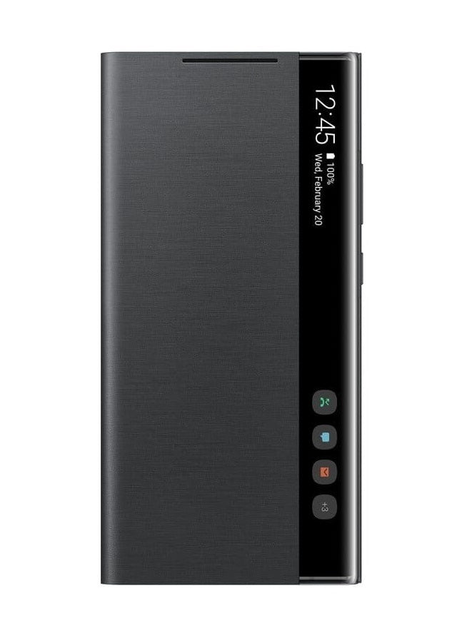 Оригинален Активен Калъф за Samsung Note 20 Ultra Clear View Cover Book Case Ef-Zn985cbe, Черен