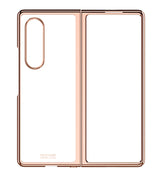Поликарбонатен Калъф за Samsung Galaxy Z Fold 3, Electroplating Frame Case, Златист