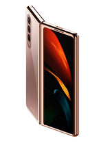Поликарбонатен Калъф за Samsung Galaxy Z Fold 3, Electroplating Frame Case, Златист (6)