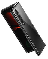 Поликарбонатен Калъф за Samsung Galaxy Z Fold 3, Electroplating Frame Case, Черен (4)