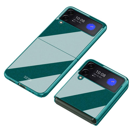 Луксозен Калъф за Samsung Galaxy Z Flip 3, Piano Paint Case, Зелен