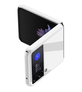 Луксозен Калъф за Samsung Galaxy Z Flip 3, Piano Paint Case, Бял (2)