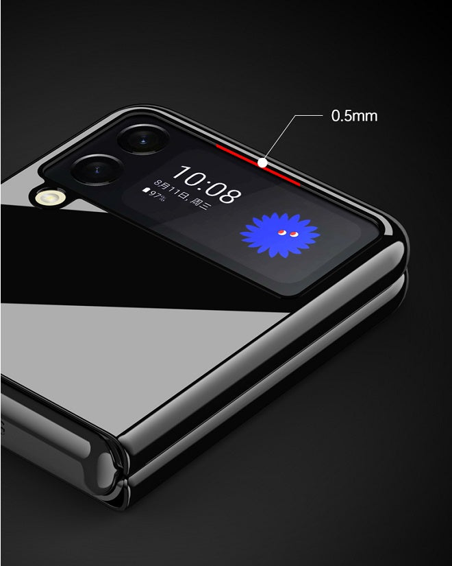 Луксозен Калъф за Samsung Galaxy Z Flip 3, Piano Paint Case, Черен (3)