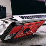 Калъф със Стойка-Пръстен за iPhone 13 Pro, Kickstand Camera Case, Черен (5)