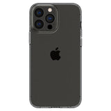 Противоударен Силиконов Калъф за iPhone 13 Pro, Spigen Liquid Crystal Case, Черен (2)