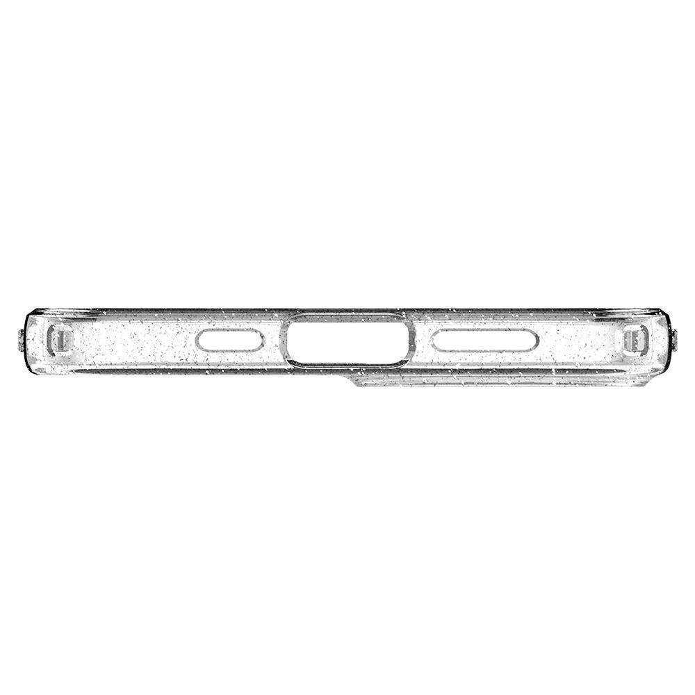 Противоударен Блестящ Калъф за iPhone 13, Spigen Liquid Crystal Glitter Quartz Case, Прозрачен (8)