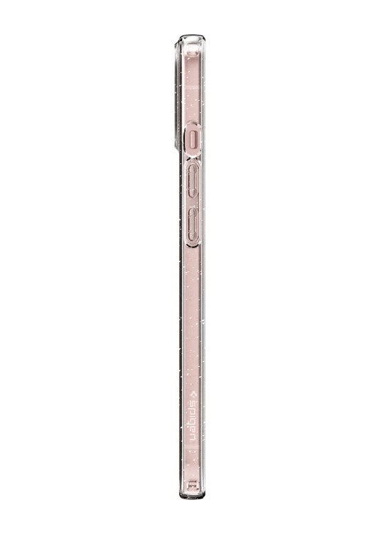 Противоударен Блестящ Калъф за iPhone 13, Spigen Liquid Crystal Glitter Quartz Case, Прозрачен (7)