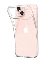Противоударен Блестящ Калъф за iPhone 13, Spigen Liquid Crystal Glitter Quartz Case, Прозрачен (3)