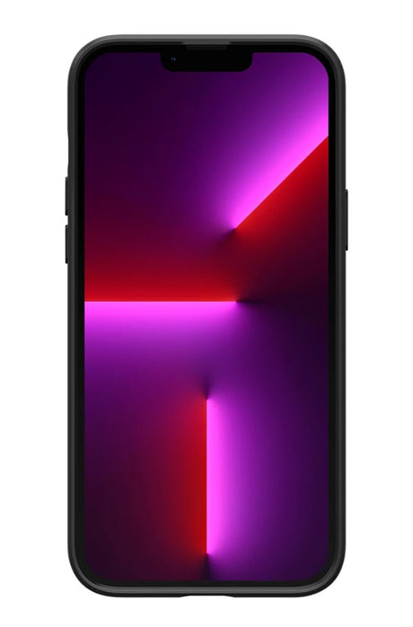 Противоударен Калъф за iPhone 13 Pro Max, Spigen Thin Fit Case, Черен (3)