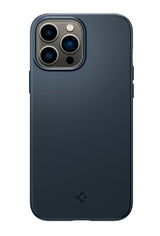 Противоударен Калъф за iPhone 13 Pro Max, Spigen Thin Fit Case, Син (4)