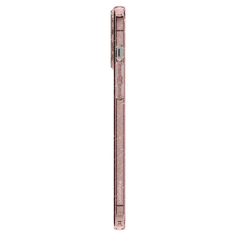 Противоударен Блестящ Калъф за iPhone 13 Pro Max, Spigen Liquid Crystal Glitter Quartz Case, Розов (6)