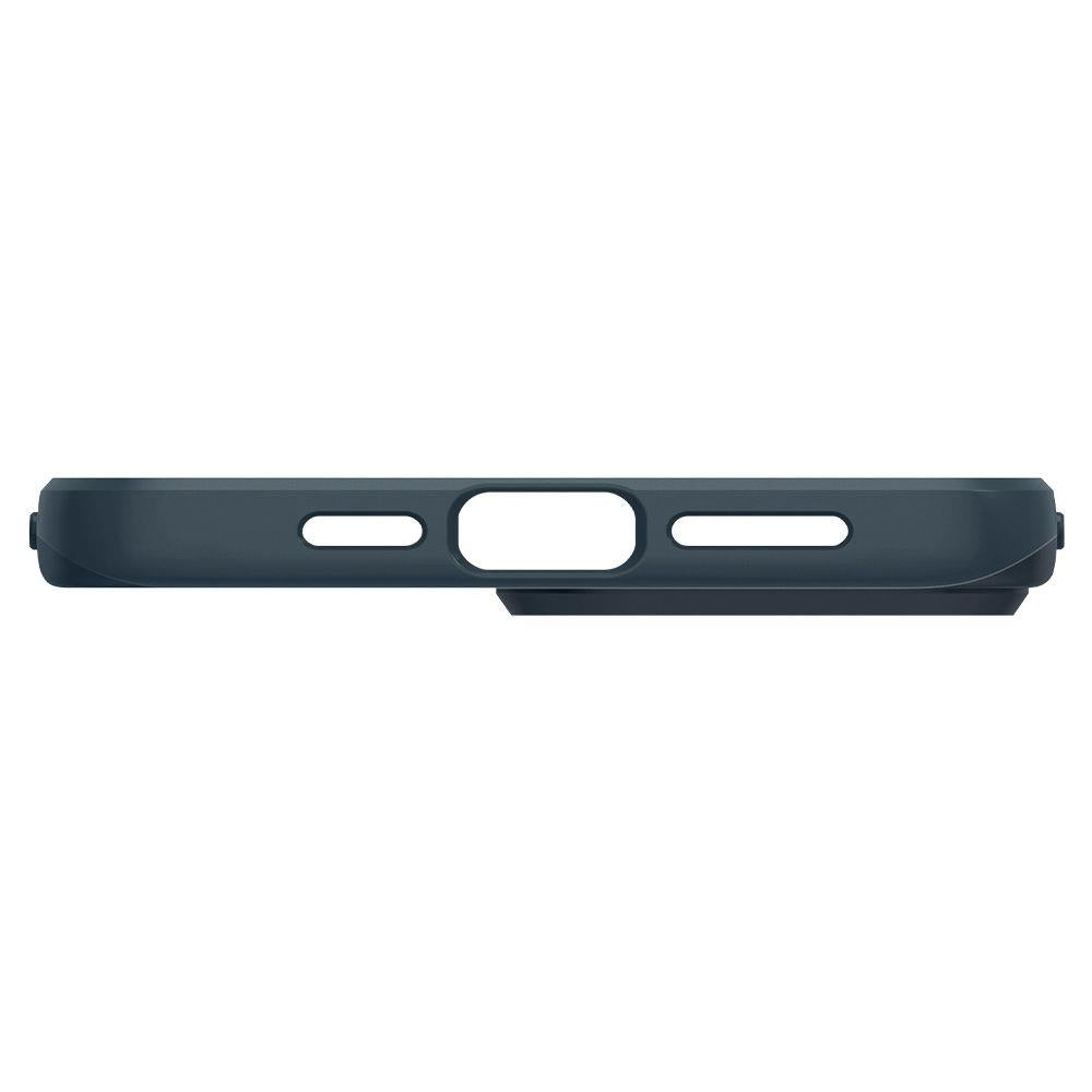 Противоударен Калъф за iPhone 13 Pro Max, Spigen Thin Fit Case, Син (7)