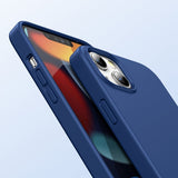 Силиконов Калъф за iPhone 13, Ugreen Soft Case, Син (2)
