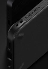 Противоударен Силиконов Калъф за iPhone 13, Ringke Onyx Case, Черен (4)