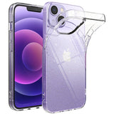 Противоударен Блестящ Калъф за iPhone 13, Ringke Air Glitter Case, Прозрачен (2)