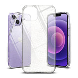 Противоударен Блестящ Калъф за iPhone 13, Ringke Air Glitter Case, Прозрачен (3)