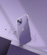 Противоударен Блестящ Калъф за iPhone 13, Ringke Air Glitter Case, Прозрачен (6)