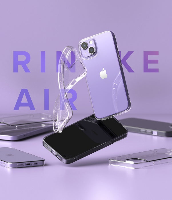 Противоударен Силиконов Калъф за iPhone 13, Ringke Air Case, Прозрачен (8)