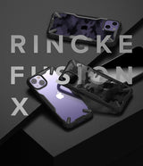 Противоударен Хибриден Калъф за iPhone 13, Ringke Fusion X Case, Черен (6)