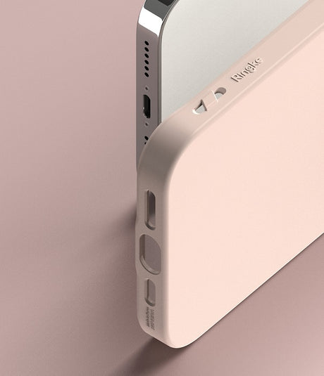 Противоударен Силиконов Калъф за iPhone 13 Pro, Ringke Air S Case, Розов (6)