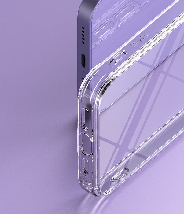 Противоударен Хибриден Калъф за iPhone 13, Ringke Fusion Case, Прозрачен (7)