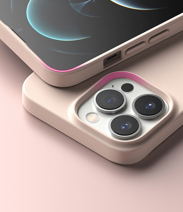 Противоударен Силиконов Калъф за iPhone 13 Pro Max, Ringke Air S Case, Розов (5)
