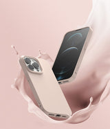 Противоударен Силиконов Калъф за iPhone 13 Pro, Ringke Air S Case, Розов (4)