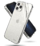 Противоударен Блестящ Калъф за iPhone 12 Pro Max, Ringke Air Glitter Case, Прозрачен (2)