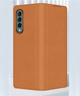 Кожен Калъф 2в1 за Samsung Z Fold 3, GKK Split Leather Case, Кафяв (2)