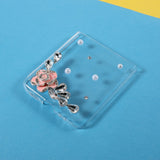 Калъф с Камъни за Samsung Galaxy Z Flip 3, Diamant Flower Case, Прозрачен (5)