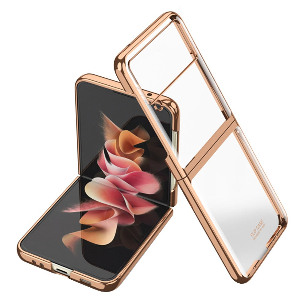 Защитен Калъф за Samsung Z Flip 3, GKK PC Case, Златист