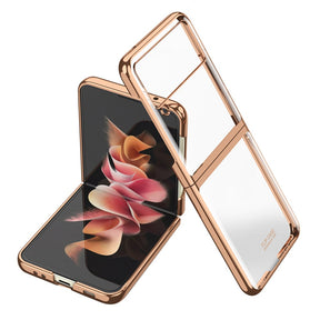 Защитен Калъф за Samsung Z Flip 3, GKK PC Case, Златист