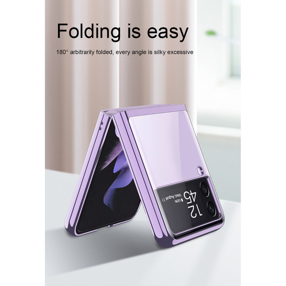 Защитен Калъф за Samsung Z Flip 3, GKK PC Case, Лилав (2)