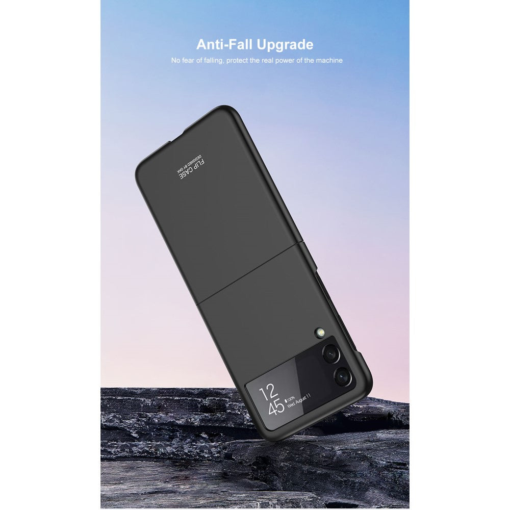 Матов Калъф за Samsung Galaxy Z Flip 3, GKK Thin PC Case, Черен (3)