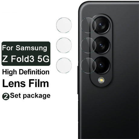 Протектор за Камерните Обективи на Samsung Z Fold 3, Imak Camera Lens Glass x2, Прозрачен (4)