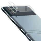 Външни Протектори за Samsung Z Flip 3, iMAK Camera+LCD Glass, Прозрачен (4)