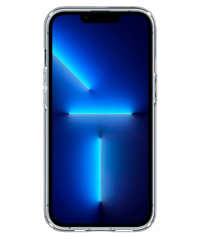 Противоударен Силиконов Калъф за iPhone 13 Pro Max, Spigen Liquid Crystal Case, Прозрачен (5)